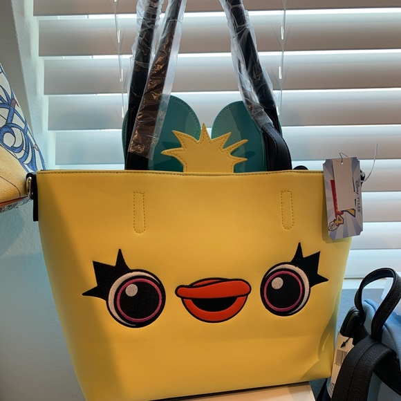 NWT Ducky and Bunny loungefly tote - Picture 1 of 1